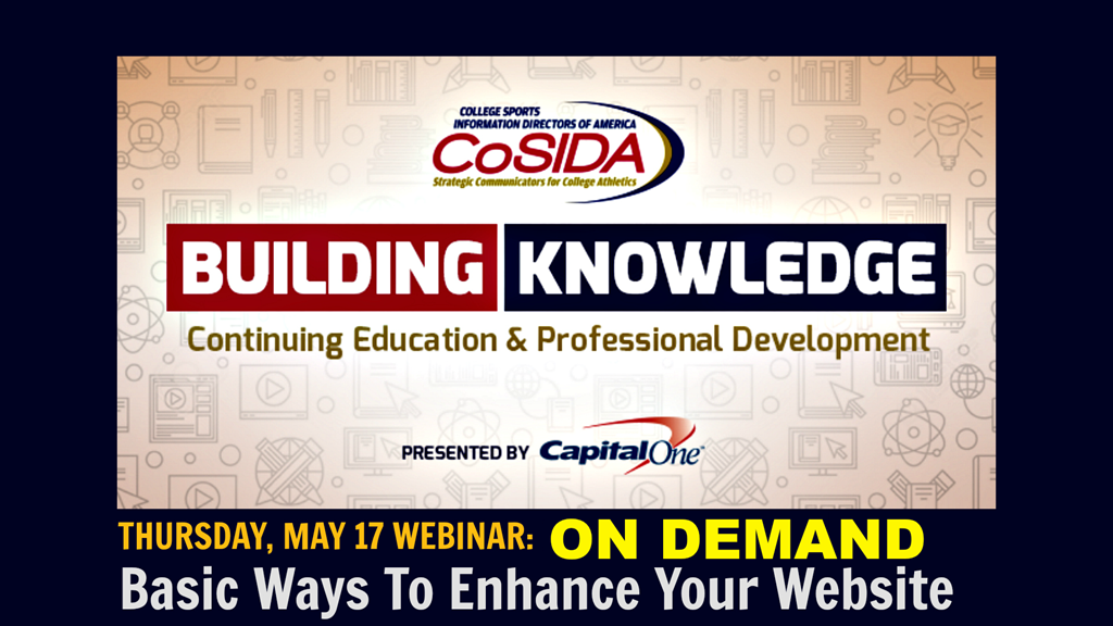 On-Demand May 17th Webinar: Basic Ways to Enhance Your Website
